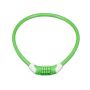 Bicycle lock with code 70cm, green
