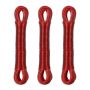 Set of 3 clotheslines 20m, red