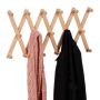 Wall hanger 40x7.5x182.5cm., light brown