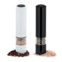 Pepper and salt mill set 23x5cm., black/white