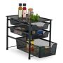 Built-in kitchen shelf 35x28x42.5cm, black