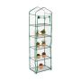 Transparent mini greenhouse nursery for plants 193x58x36cm., green color