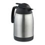 Thermos vacuum jug 24.5x17.5x13cm., silver/black
