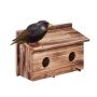 Bird nest 22x35x18cm., light brown