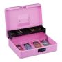 Cash box with digital code, pink
