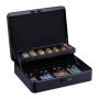 Cash box with digital code, black