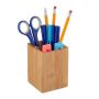 Writing instrument organizer 11x8x8 cm., light brown