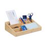 Writing instrument organizer 9x33x21 cm., light brown