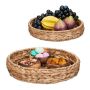 Set of 2 trays, light brown