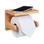 Toilet paper holder 12.5x16.5x12.5cm., light brown
