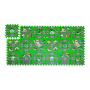 Play mat "Delionė" 178.5x90cm., green/gray/blue colors