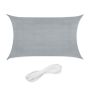 Rectangular sun awning 300x200cm., gray