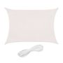 Rectangular sun awning 400x200cm., white
