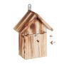 Insect hotel 23x18x10cm., light brown/silver color