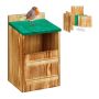 Birdhouse 36x22x21cm., light brown/green color