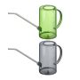 Set of 2 watering cans 19.5x10x34cm, 1L., dark gray/green/silver color