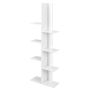 Freestanding shelf 50x20x141cm., white