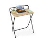 Laptop desk 64x43x80cm., light brown/black