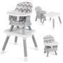 Baby high chair 58x58x98cm., gray