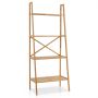Freestanding shelf 60x35.5x148cm., light brown