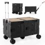 Shopping trolley 85x50x102cm., black