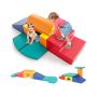 Set of 10 building blocks, assorted colors