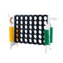 Outdoor game four in a row 84x33x79cm., black/white