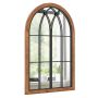 Wall mirror 60x90cm., brown/black