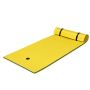 Beach mattress 220x90x4cm., yellow