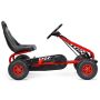 Children's pedal go-kart 92x50x53cm., black/red