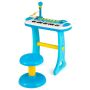 Children's toy piano with chair, various colors