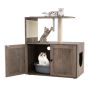 Cat litter box 80x45x87.5cm, gray