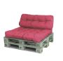 2-piece pallet pillow set, red