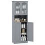 Bathroom shelf 60x30x164cm., gray