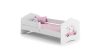 Children's bed Fala with mattress and barrier protection 144 cm x 78 cm x 65 cm, kitten