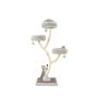 Scratching post 59x59x178cm., gray/white