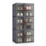 Shoe cabinet 49x32x103cm., gray