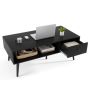 Coffee table 109x55x39cm., black