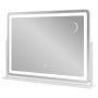 Makeup mirror 89x11x59cm., white