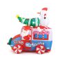 Inflatable LED Christmas decoration 184x95x177cm., various colors