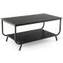 Coffee table 105x55x46.5cm., black