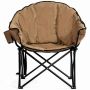 Tourist chair 82x62x90cm., brown/black