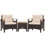3-piece garden furniture set, assorted colors