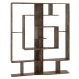 Freestanding shelf 125x22x150cm., brown