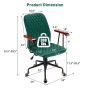 Office chair 62.5x60.5x97.5cm., various colors