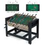 2 viename žaidimų stalas, Stalo futbolas ir biliardas, 122 × 81 × 60 cm