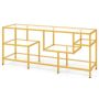 TV table 147x40x62cm., gold color