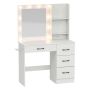 Dressing table with stool 94x40x138.5cm., white