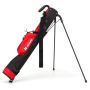 Golf bag 13x10.5x85cm., black/red