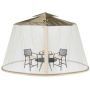 Gazebo mosquito net 400x230cm, beige